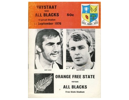 ORANGE FREE STATE V NEW ZEALAND 1976