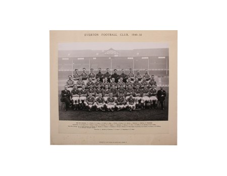 EVERTON FOOTBALL CLUB 1949-50 TEAM PHOTOGRAPH