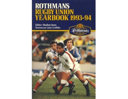 ROTHMANS RUGBY YEARBOOK 1993-94