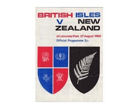 NEW ZEALAND V BRITISH ISLES 1966 (3RD TEST) RUGBY PROGRAMME