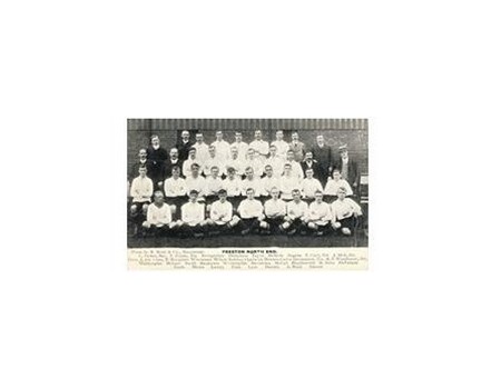 PRESTON NORTH END 1908 FOOTBALL POSTCARD