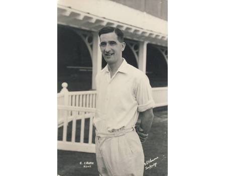 EDDIE CRUSH (KENT) CRICKET POSTCARD