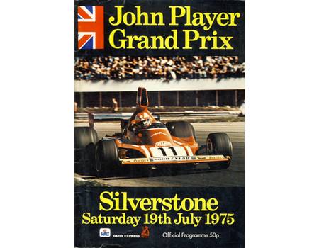 BRITISH GRAND PRIX 1974 MOTOR RACING PROGRAMME