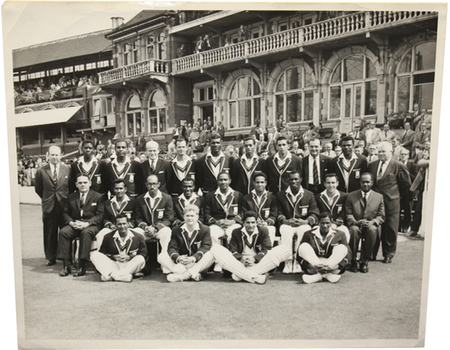 WEST INDIES CRICKET TEAM 1963 CRICKET PHOTOGRAPH