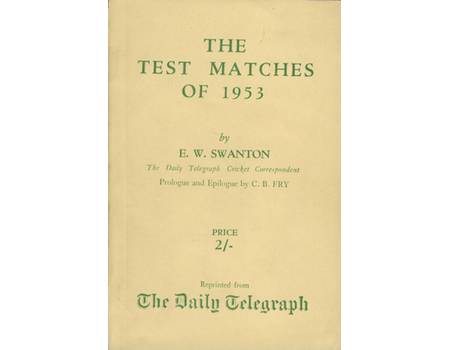 THE TEST MATCHES OF 1953