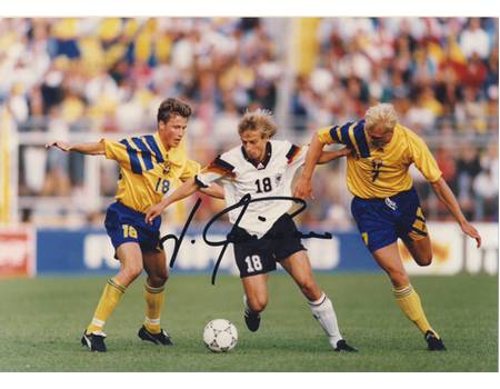 JURGEN KLINSMANN SIGNED PHOTOGRAPH