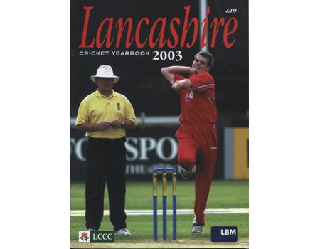 OFFICIAL HANDBOOK OF THE LANCASHIRE COUNTY CRICKET CLUB 2003