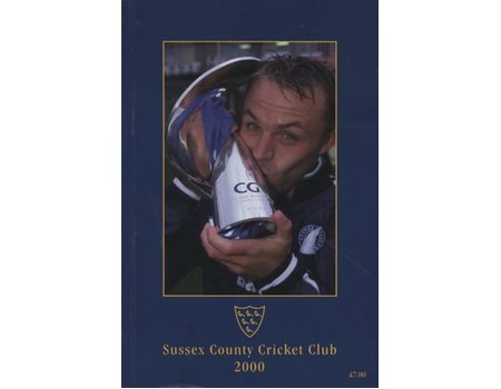 SUSSEX COUNTY CRICKET CLUB HANDBOOK 2000