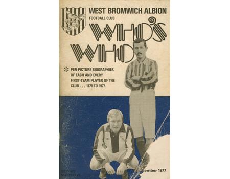 WEST BROMWICH ALBION FOOTBALL CLUB LIMITED - WHO