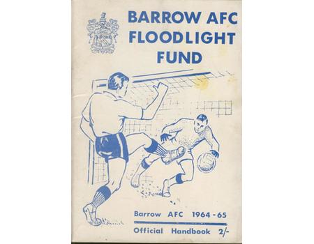 BARROW FOOTBALL CLUB HANDBOOK 1964-65