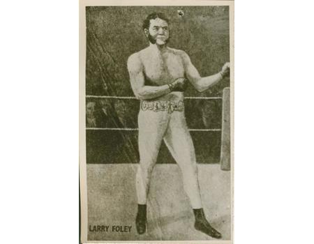 LARRY FOLEY (AUSTRALIA) BOXING POSTCARD