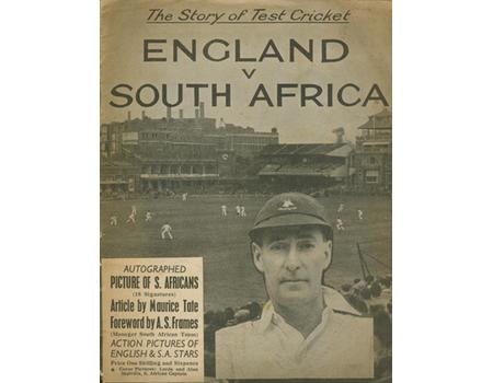 THE STORY OF TEST CRICKET: ENGLAND V SOUTH AFRICA