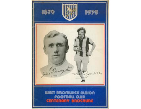 WEST BROMWICH ALBION 1879-1979 CENTENARY BROCHURE