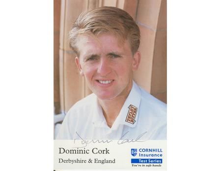 DOMINIC CORK SIGNED CARD