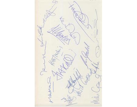 FAMOUS CRICKETERS OF MIDDLESEX (MULTI-SIGNED)