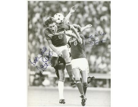 TERRY BUTCHER AND PHIL THOMPSON (ENGLAND) SIGNED PHOTOGRAPH