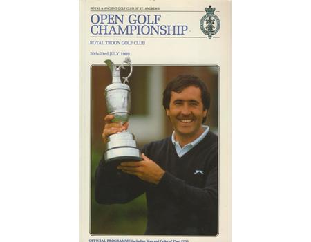 OPEN GOLF CHAMPIONSHIP 1989 (ROYAL TROON) OFFICIAL PROGRAMME