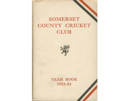 SOMERSET COUNTY CRICKET CLUB YEARBOOK 1953-54