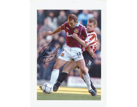 PAOLO DI CANIO (WEST HAM) SIGNED PHOTOGRAPH