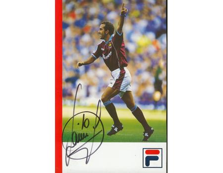 PAOLO DI CANIO (WEST HAM) SIGNED PHOTOGRAPH