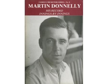 MARTIN DONNELLY: HIS RECORD INNINGS-BY-INNINGS