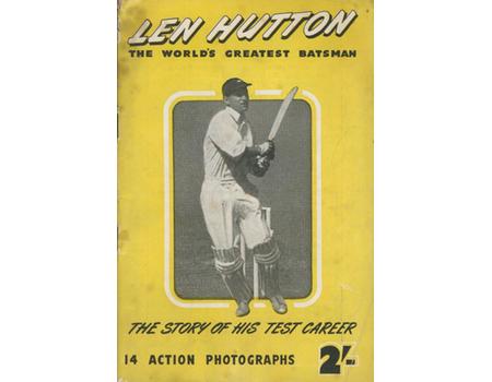 LEN HUTTON: THE WORLD