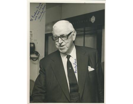 STANLEY ROUS SIGNED PHOTOGRAPH 