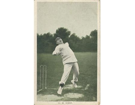 GEORGE HIRST (YORKSHIRE & ENGLAND) CRICKET POSTCARD