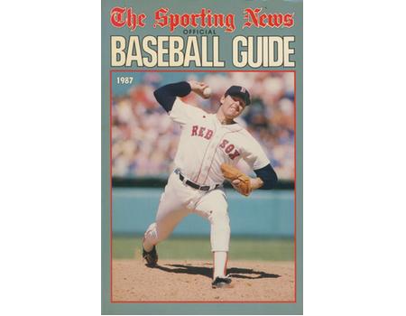 THE SPORTING NEWS OFFICIAL BASEBALL GUIDE 1987