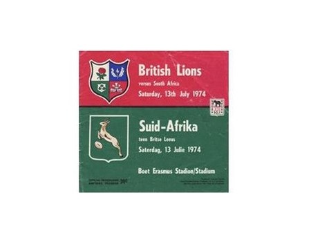 SOUTH AFRICA V BRITISH ISLES 1974 (3RD TEST) RUGBY PROGRAMME