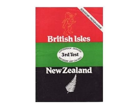 NEW ZEALAND V BRITISH ISLES 1983 (3RD TEST) RUGBY PROGRAMME