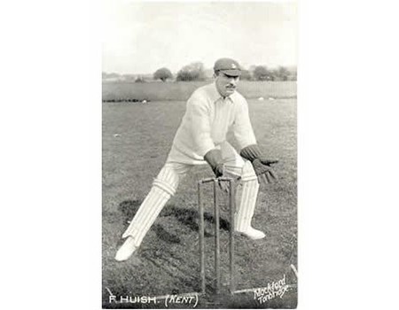 FREDERICK HENRY HUISH (KENT) CRICKET POSTCARD