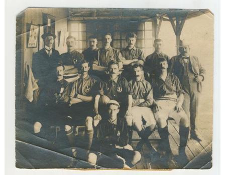 FOOTBALL TEAM IN MEXICO 1890S (PROBABLY SCOTTISH) PHOTOGRAPH