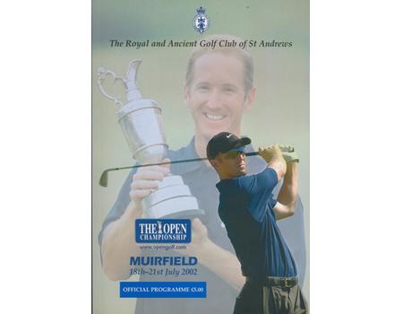 OPEN GOLF CHAMPIONSHIP 2002 (MUIRFIELD) OFFICIAL PROGRAMME