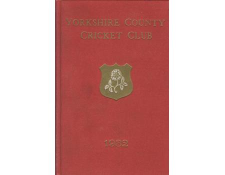 YORKSHIRE COUNTY CRICKET CLUB 1932 [ANNUAL]