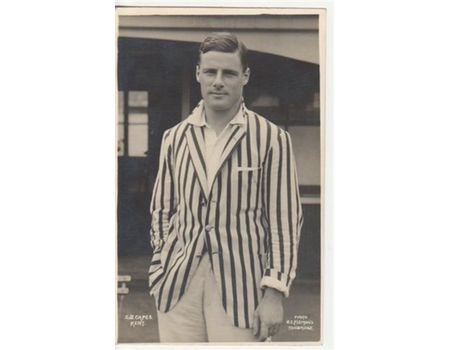 CHARLES JOHN CAPES (KENT) CRICKET POSTCARD