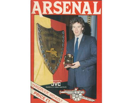 ARSENAL FOOTBALL CLUB OFFICIAL HANDBOOK 1984-85