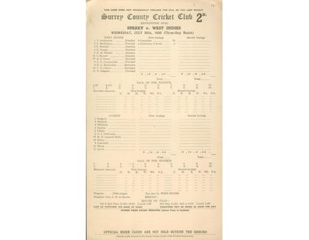 england west indies scorecard