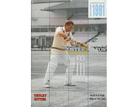 KEVIN SHARP (YORKSHIRE) 1991 SIGNED BENEFIT BROCHURE