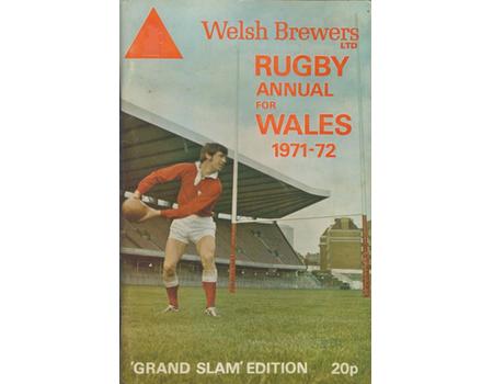 RUGBY ANNUAL FOR WALES 1971-72