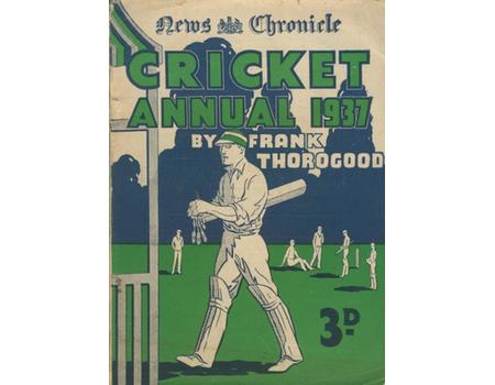 NEWS CHRONICLE CRICKET ANNUAL 1937