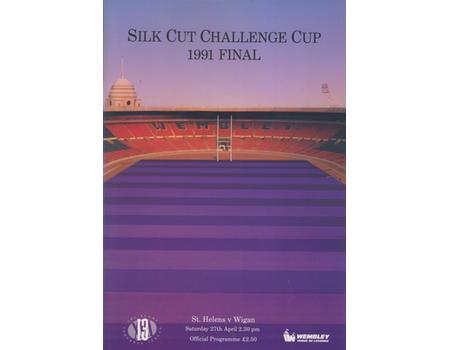 ST. HELENS V WIGAN 1991 (CHALLENGE CUP FINAL) RUGBY LEAGUE PROGRAMME