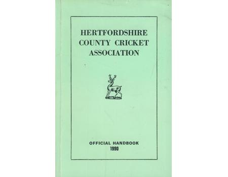 HERTFORDSHIRE COUNTY CRICKET ASSOCIATION HANDBOOK 1990