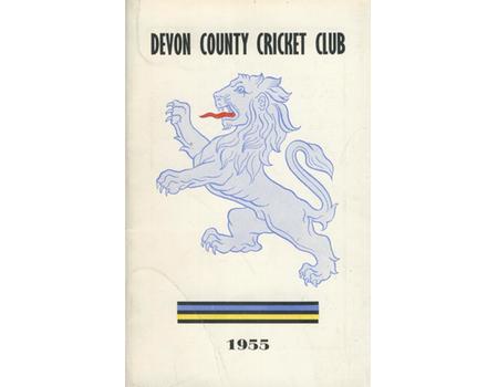 DEVON COUNTY CRICKET CLUB YEARBOOK 1955