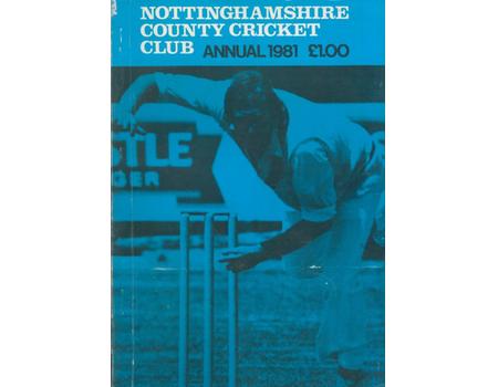 NOTTINGHAMSHIRE COUNTY CRICKET CLUB HANDBOOK 1981