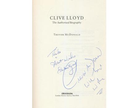 CLIVE LLOYD: THE AUTHORISED BIOGRAPHY