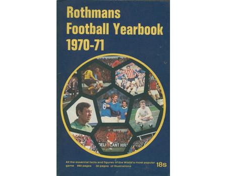 ROTHMANS FOOTBALL YEARBOOK 1970-71