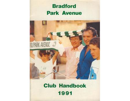 BRADFORD PARK AVENUE OFFICIAL CLUB HANDBOOK 1991