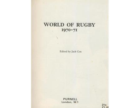 WORLD OF RUGBY 1970-71