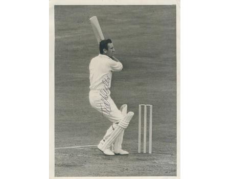 TED DEXTER (SUSSEX & ENGLAND) SIGNED CRICKET PHOTOGRAPH